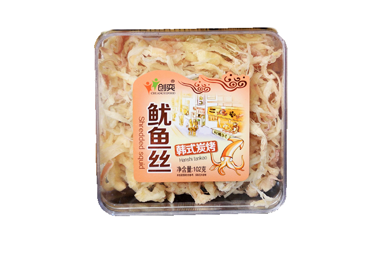 CHUANGYI KOREAN BARBECUE SQUID SHREDDED 102G